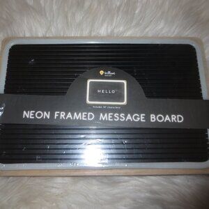 Neon LED Framed Message Board
